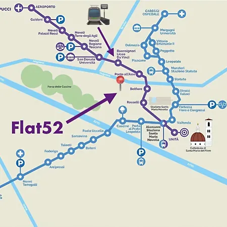 شقة Flat 52 In San Jacopino